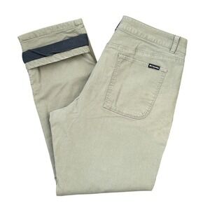 Columbia Active Fit Men's Khaki Straight Leg‎ Casual Pants Size 34W 32L